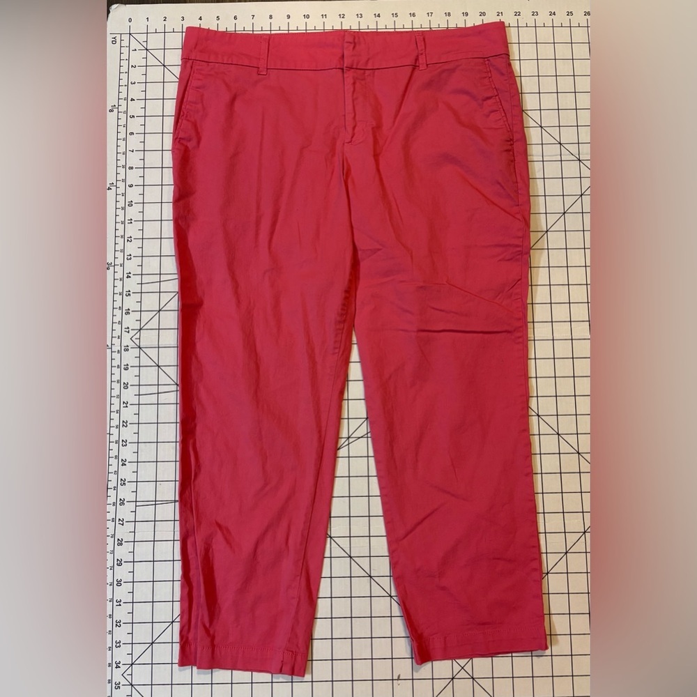 Kut From The Kloth Women’s Size 14 Pink Taylor Crop Trousers